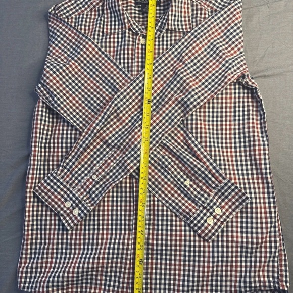U.S. Polo Assn. Red, Navy & White Gingham Button-Down Shirt - Picture 3 of 11